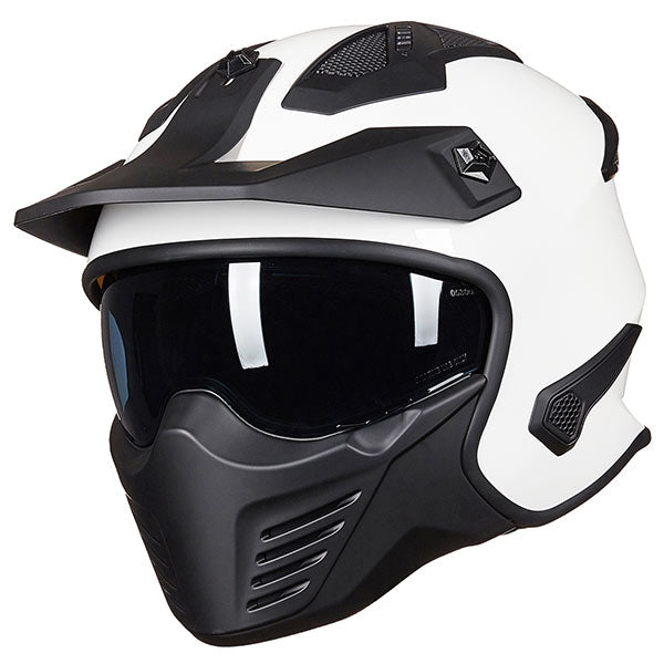 ILM Open Face Motorcycle 3/4 Half Helmet Model 726X