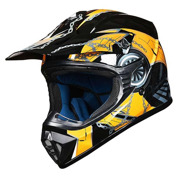 ILM Adult Dirt Bike Full Face Motorcycle Helmet Model 128S - ILM