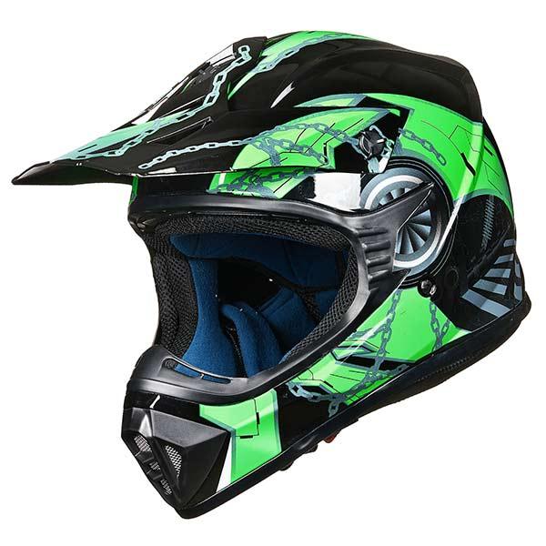ILM Adult Dirt Bike Full Face Motorcycle Helmet Model 128S - ILM