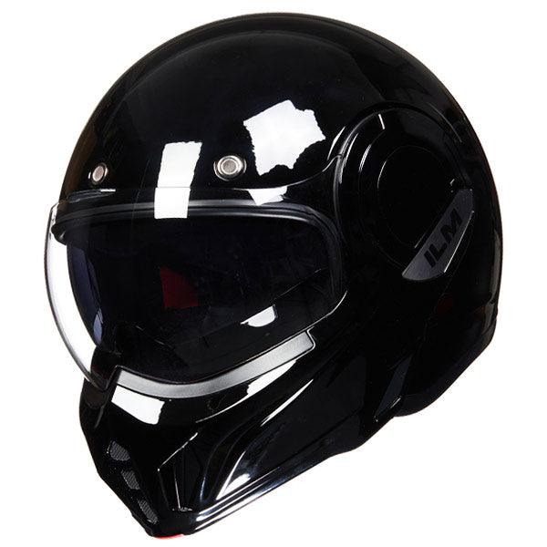 ILM Vintage Full Face Modular Motorcycle Helmet Model B707