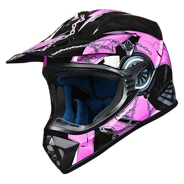 ILM Adult Dirt Bike Full Face Motorcycle Helmet Model 128S - ILM