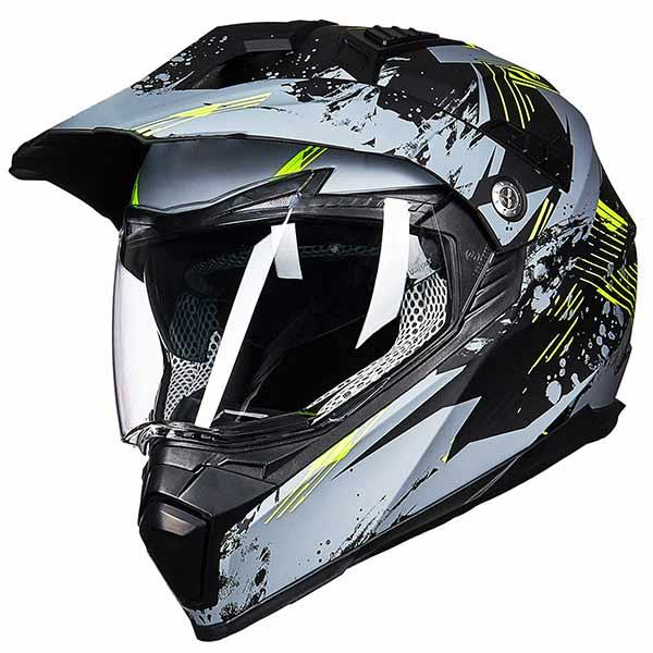 ILM Off Road Motorcycle Dual Sport Helmet Model 606V - ILM