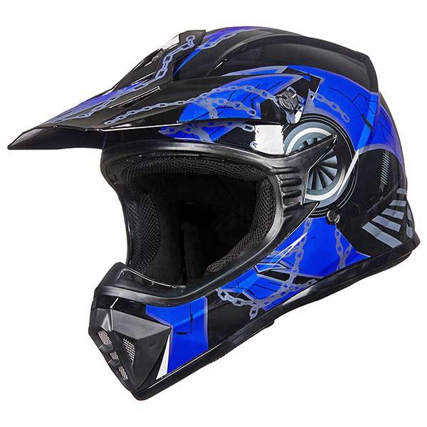 ILM Adult Dirt Bike Full Face Motorcycle Helmet Model 128S - ILM