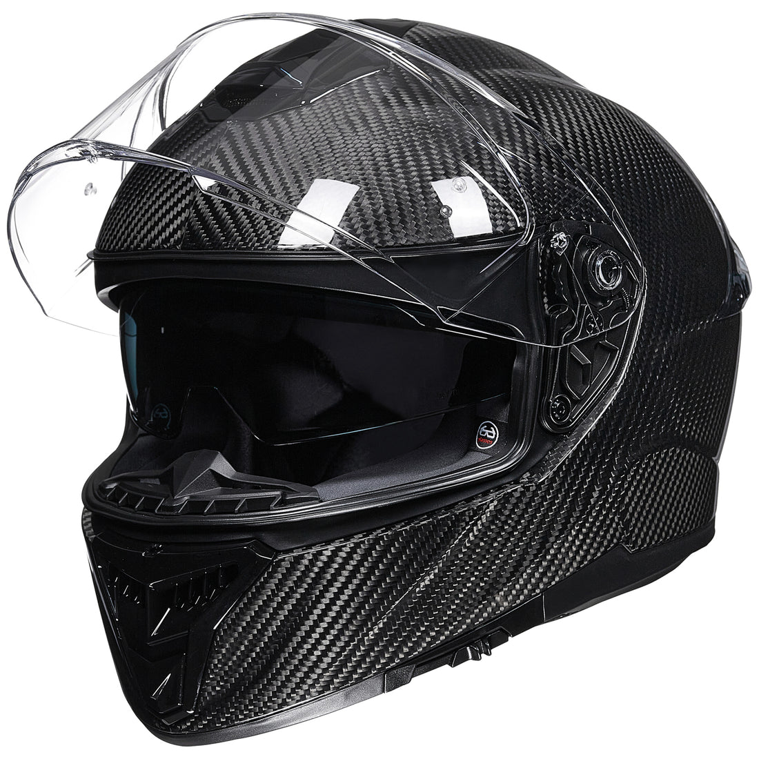 ILM Full Face Motorcycle Carbon Fiber Helmet Model 861C