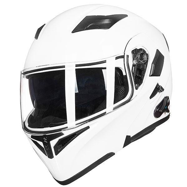 Ilm Bluetooth Integrado Modular Plegable Cara Completa Casco