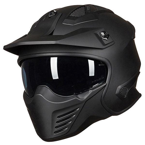 ILM Open Face Motorcycle 3/4 Half Helmet Model 726X - ILM