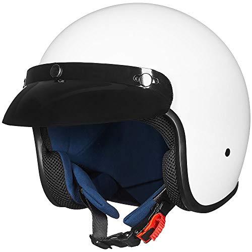 ILM 3/4 Open Face Motorcycle Helmet Model 207 - ILM