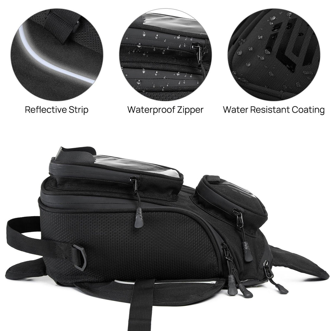 ILM Motorcycle Tank Bag Magnetic Waterproof Motorbike Bag