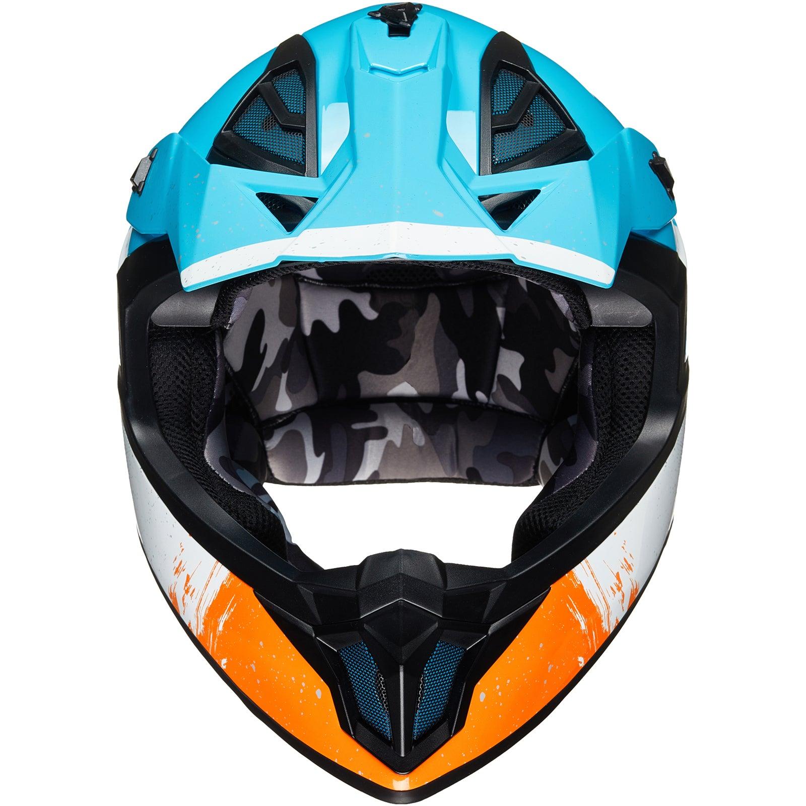 ILM Dirt Bike Fiberglass Motocross Helmet Model 610 - ILM