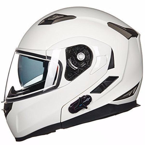 white bluetooth helmet