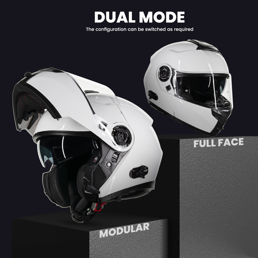 ILM Modular Flip up Full Face Bluetooth Motorcycle Helmet Model 159BT