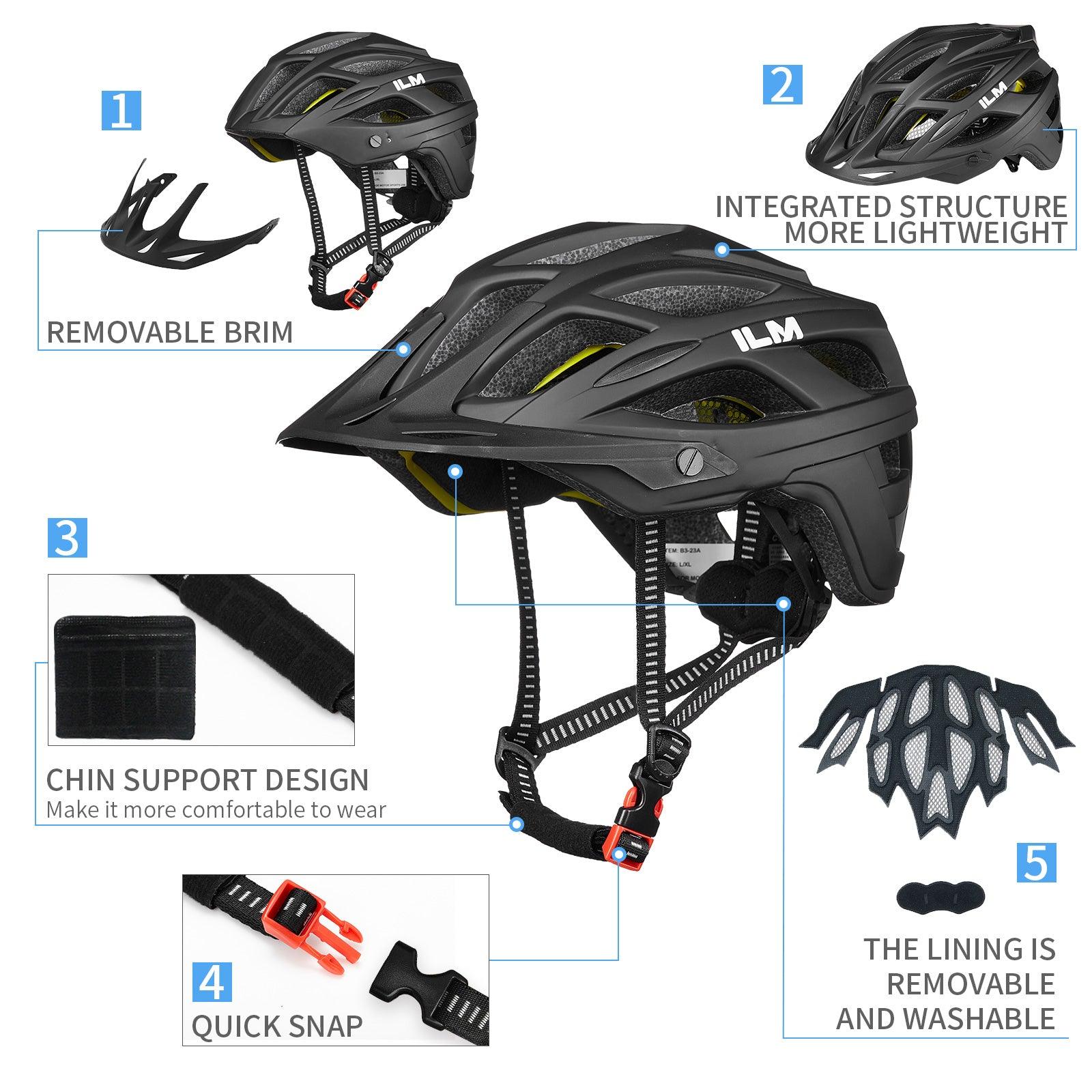 ILM MIPS Bike Cycling Helmet for Adults B3-23A - ILM