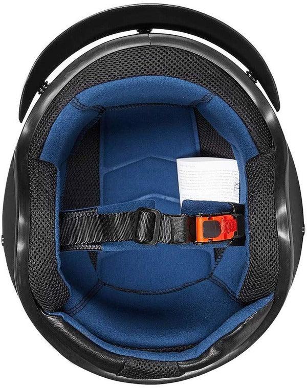 ILM 3/4 Open Face Motorcycle Helmet Model 207 - ILM