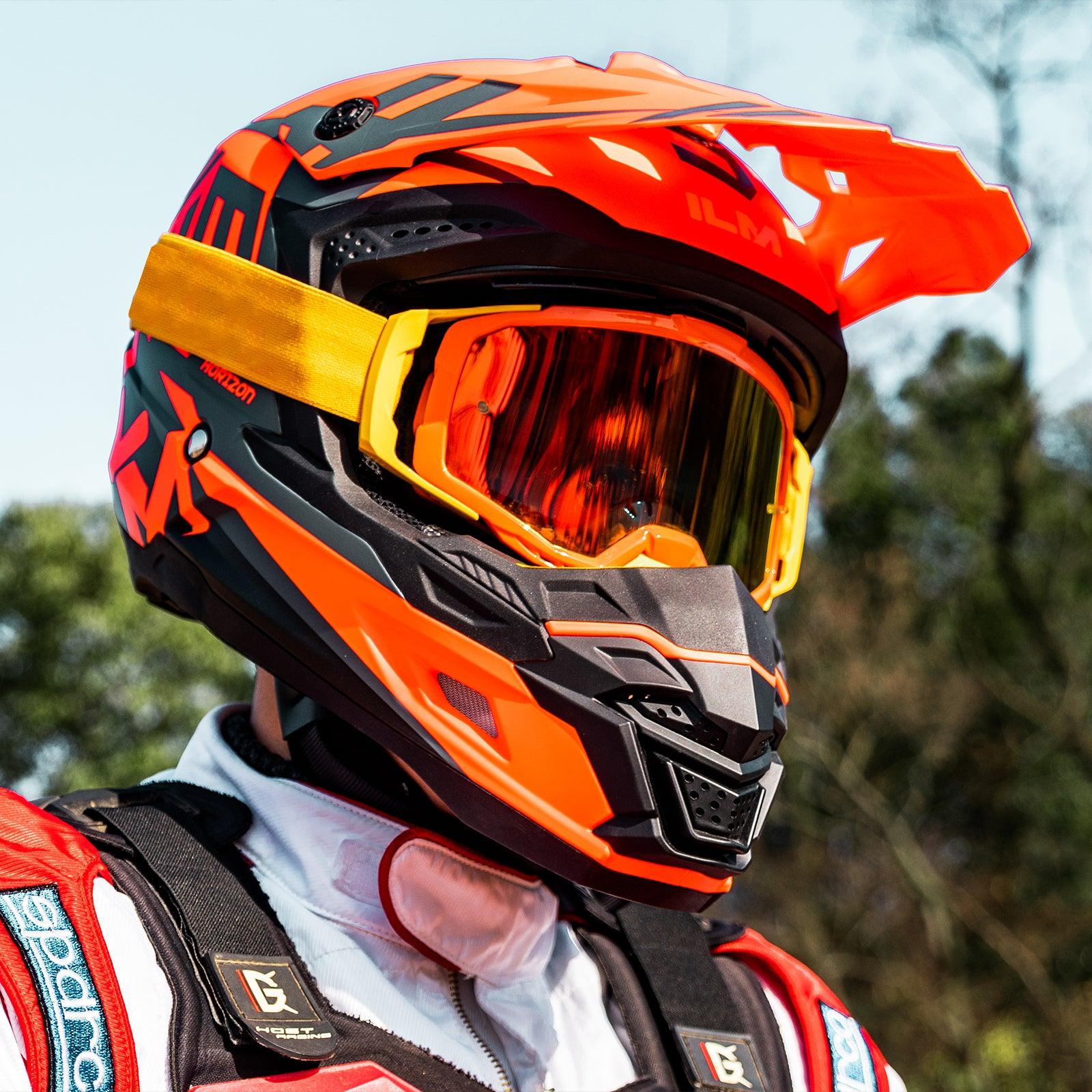 ILM Dirt Bike Adult Motocross Full Face Motorcycle Helmet Model AP-868 - ILM