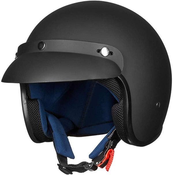 ILM 3/4 Open Face Motorcycle Helmet Model 207 - ILM