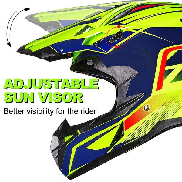 ILM Adult Dirt Bike Helmet Model 911 - ILM